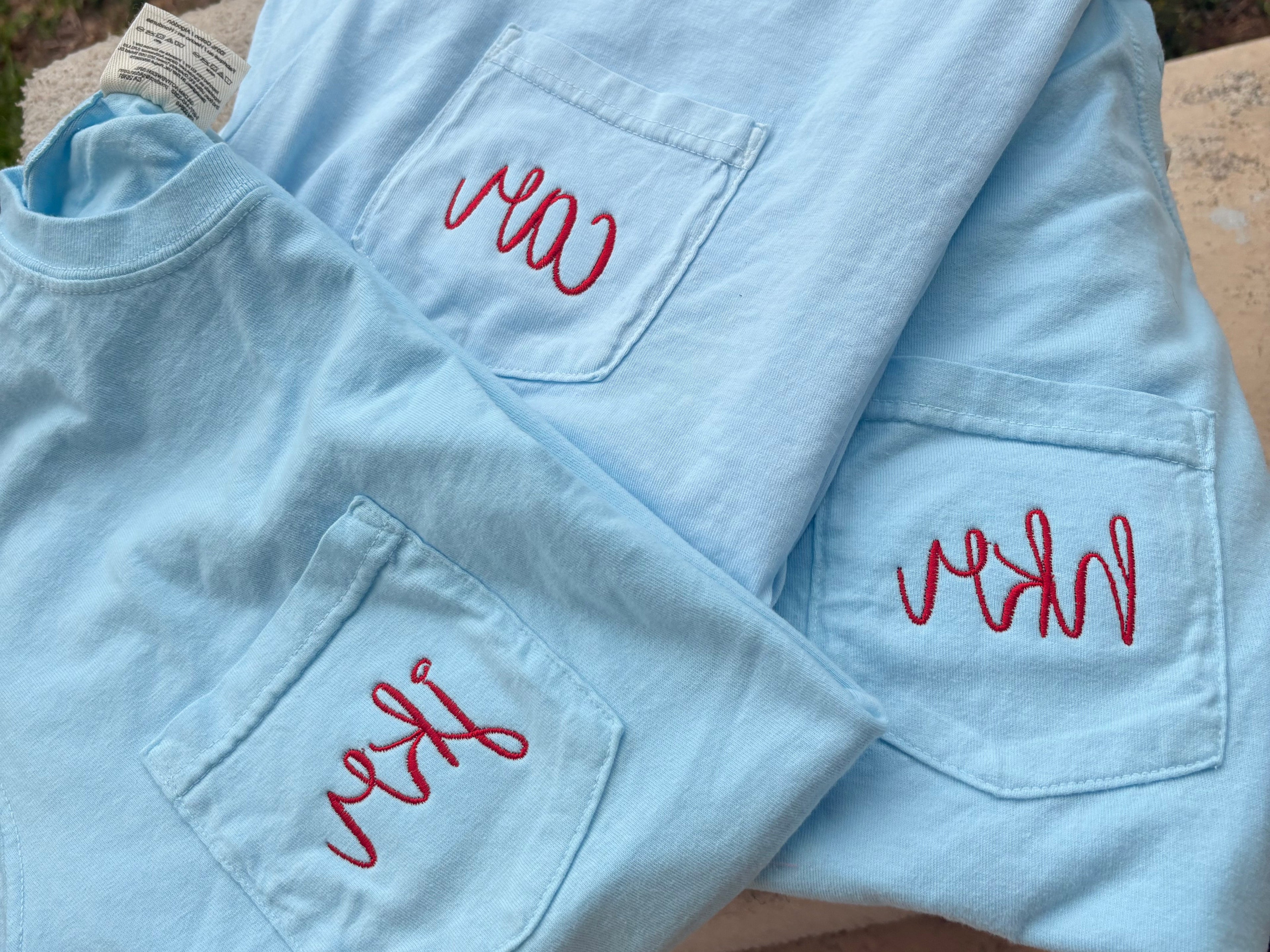 Comfort Colors Initial T-Shirt