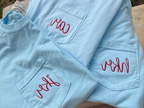 Comfort Colors Initial T-Shirt