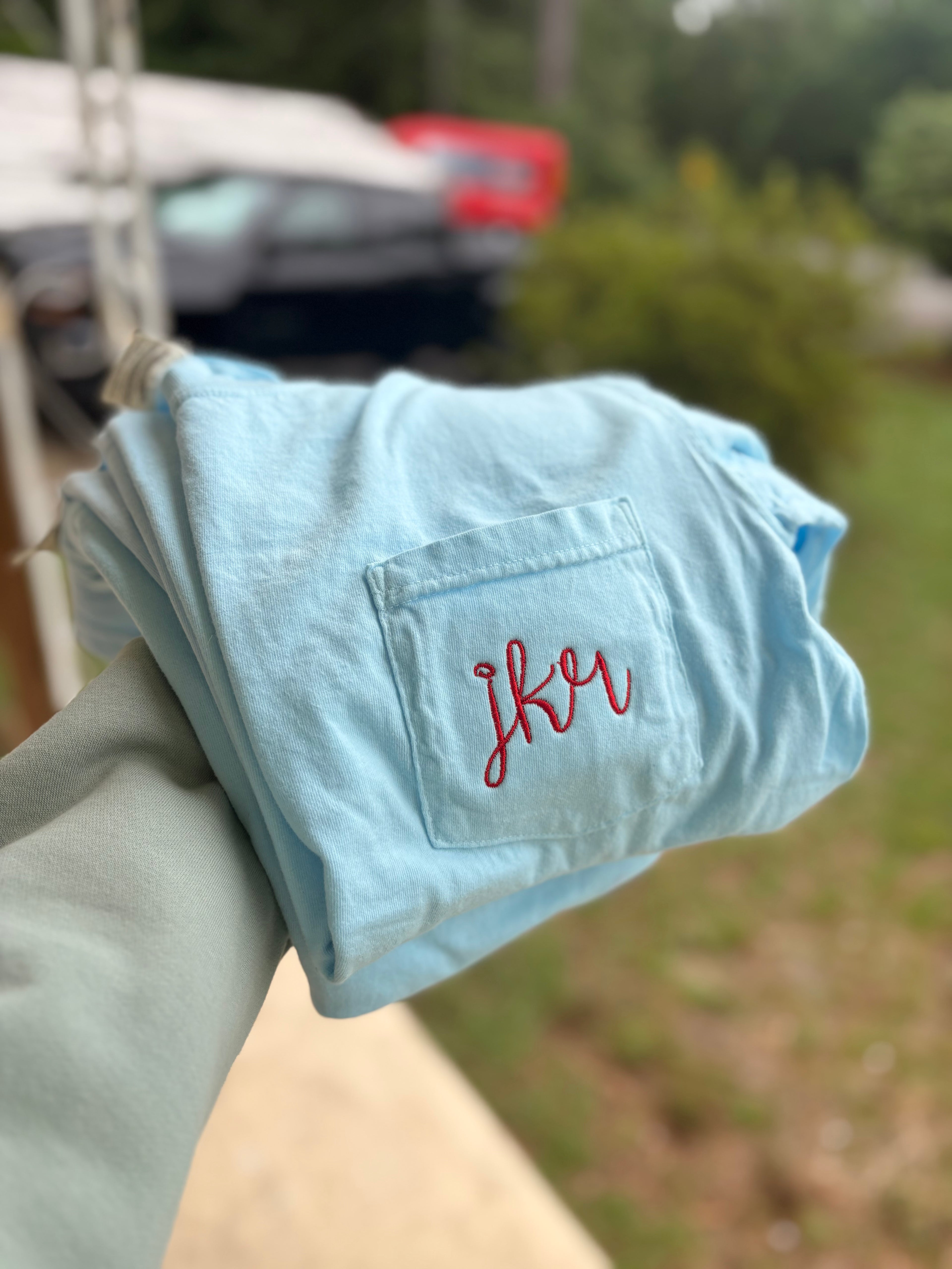 Comfort Colors Initial T-Shirt